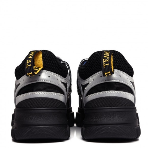 GUCCI X SEGA Mesh Technical Canvas Calfskin Reflective Mens Flashtrek Sneakers - Picture 7 of 15